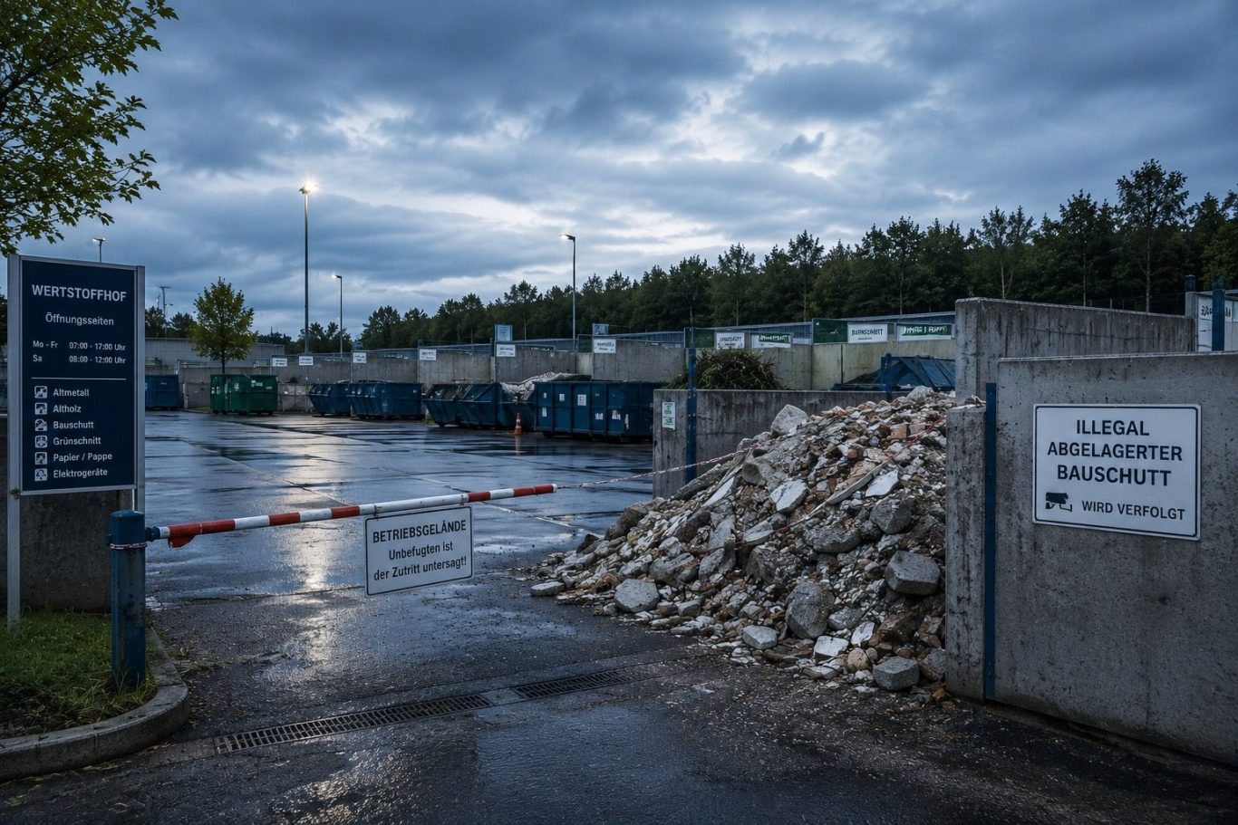 Ermittlungen bei Umweltverstößen und illegaler Müllentsorgung Dokumentation und Aufklärung von Umweltverstößen, illegalen Müllablagerungen und Sachbeschädigungen im kommunalen Umfeld.