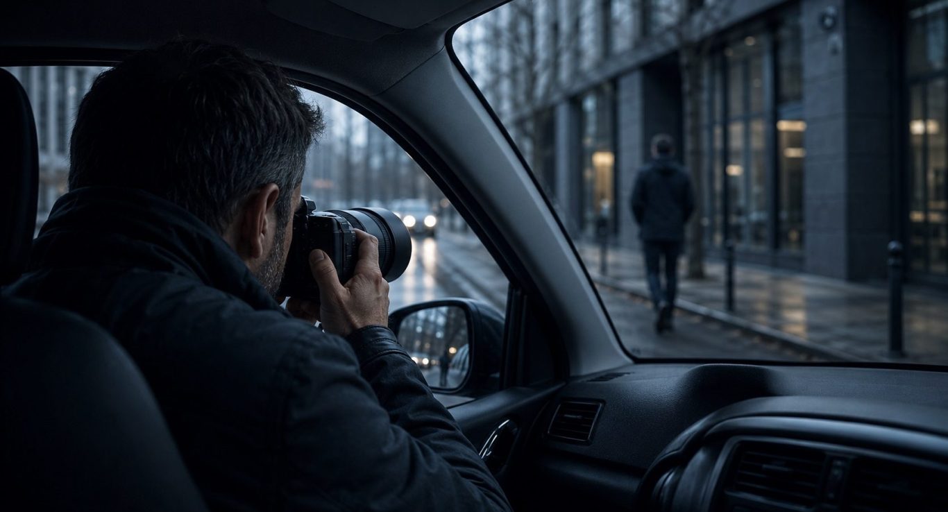 Diskrete Observation einer Zielperson durch einen professionellen Ermittler