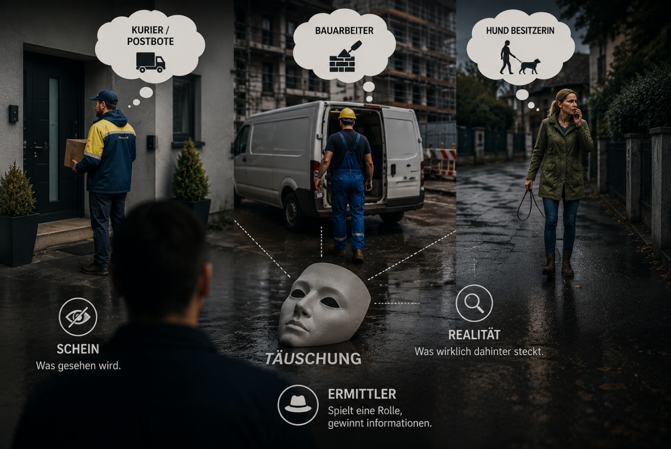 Assoziation Symbolische Darstellung gezielt erzeugter Assoziationen, durch die Kleidung, Verhalten, und Auftreten einen falschen Eindruck vermittlen
